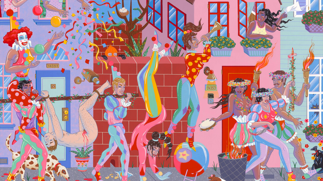 Kristen Liu-Wong, The parade. Courtesy of Corey Helford Gallery
