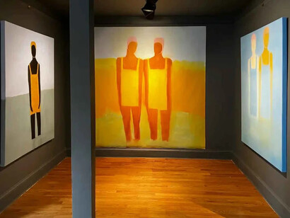 Janet Maya, The architecture of stillness, exhibition view. Courtesy of Robin Rice Gallery