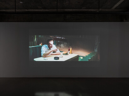 Installation view: Rinus Van de Velde,
‘On Another Plane of Existence’, Gallery Baton, Seoul, 2020
Courtesy of the Artist and Gallery Baton, photo by Jeon Byung Cheol
