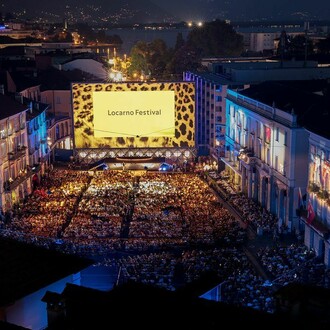 Lorcano Film Festival, Piazza Grande, Lorcano, Svizzera. Cortesia del Locarno Film Festival