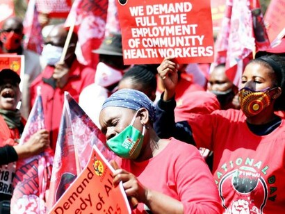 More than 27,300 health workers have tested positive and 230 have died from the disease, according to official figures in South Africa