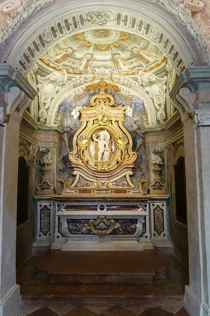 Altare dell'Aula del Simonino, Trento, Italia 