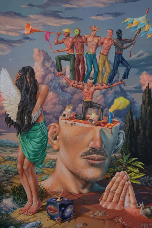 The Earth is Flat. Courtesy of Mirus Gallery