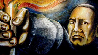 Cristóbal Flores; Mural dedicado a Benito Juárez