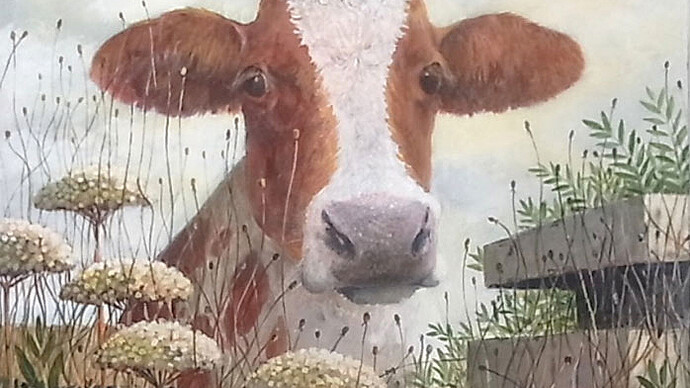 Alan Parry, Hole in the Wall, Acrylic on Board, signed, 52 x 45 cm