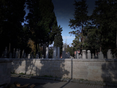 Il cimitero di Eyüp, Istanbul, Turchia