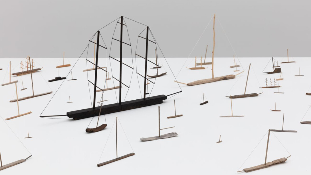 Peter Liversidge, Flotsam and Jetsam, photo by Angus Mill. Courtesy of Kate MacGarry