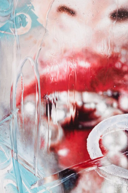 Marilyn Minter, Torrent, 2013. Courtesy of Brooklyn Museum