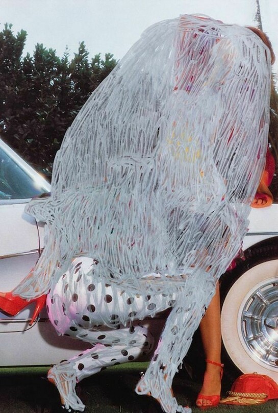 Beverly Semmes, Carwash, 2011. Ink / paper, 10 3/4 x 7 in.