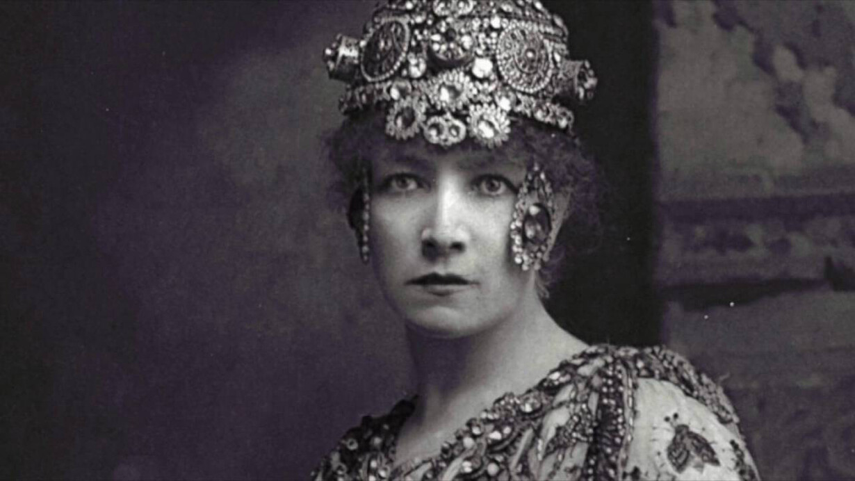 L'actrice Sarah Bernhardt 