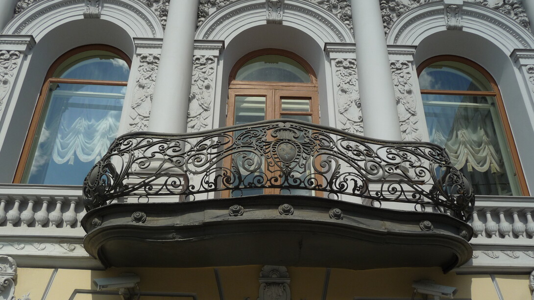 Un balcone su Ulitsa Prechistenka, ph. Simonetta Sandri