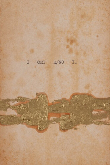 Alfredo Rapetti Mogol - Io e te  noi - Inchiostro e oro su carta cm 17,7x11,2 2018 