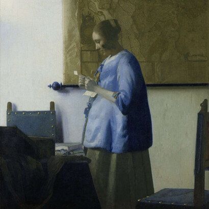 Vermeer, Jan, Frau, die einen Brief liest - ca. 1662-1663
