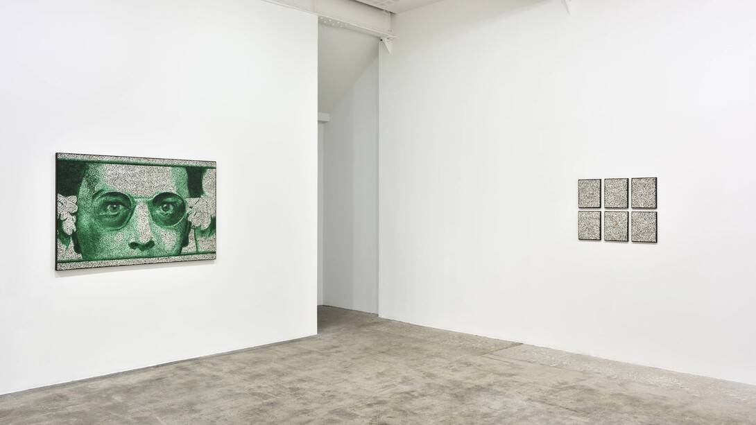 Daniel Boyd, Dream Time, vue d'exposition. Avec l'aimable autorisation de la Galerie Marian Goodman