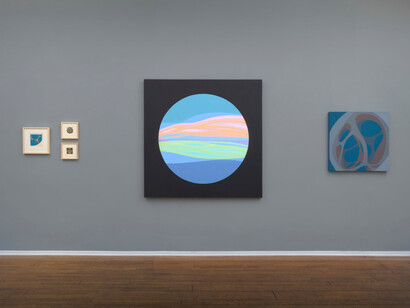 Helen Lundeberg, Inner / outer space, exhibition view. Courtesy of Louis Stern Fine Arts