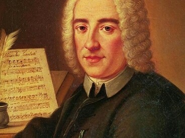 Anonimo, Ritratto di Alessandro Scarlatti (1660-1725), compositore italiano. Museo internazionale e biblioteca della musica, Bologna, Italia