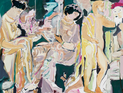 Tomo Campbell, You, 2018, oil on canvas, courtesy of Cob Gallery