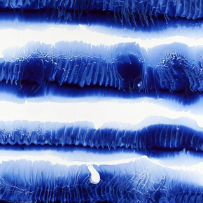 François Fries, Paysages glissants (detail), 2014, acrylique sur toile, 111 x 114 cm