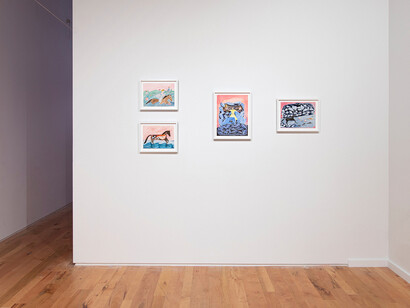 Horses for the Trees. Courtesy of Denny Dimin Gallery