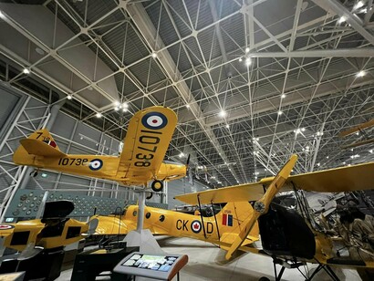 The Second World War, exhibition view. Courtesy of Ingenium. The Canada Aviation and Space Museum