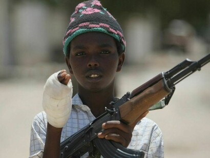 Soldier child in Congo