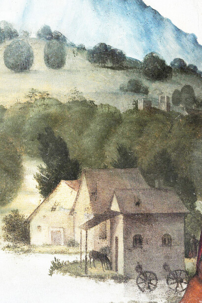 Tre case e il mulino