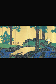 Mountain Streams in Summer and Autumn, Kiitsu Suzuki, Edo period, 19th century © Nezu Museum