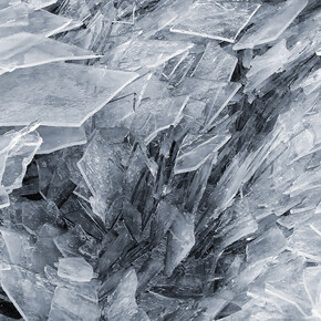 Carolyn Marks Blackwood, Ice cubism VI, 2023. Courtesy of Spanierman Modern