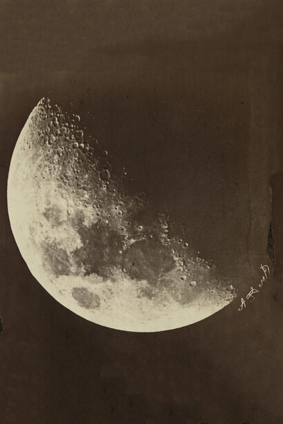 Adolphe Neyt, View of the moon, from Atlas photographique de la lune, 1869. Courtesy of FOMU