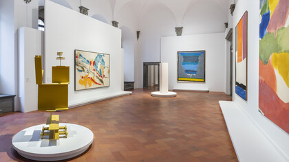 Helen Frankenthaler, Dipingere senza regole, vista della mostra. Per gentile concessione di Palazzo Strozzi