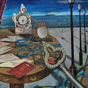 Juanita Guccione, Passport, circa 1949. Courtesy of Lincoln Glenn Gallery