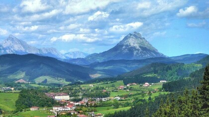 País Vasco. Vista desde el mirador del Alto de Udana