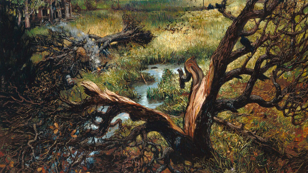 Chester Arnold, Fin du siecle (detail), 1992. Courtesy of the Nevada Museum of Art