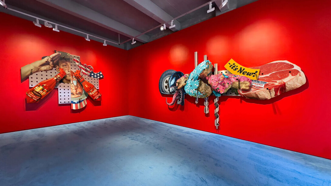Robin Kid, Searching for America, exhibition view. Courtesy of Templon Gallery