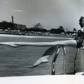 Weegee, Untitled (M Monroe), 1952-1953. Courtesy of Ricco/Maresca Gallery