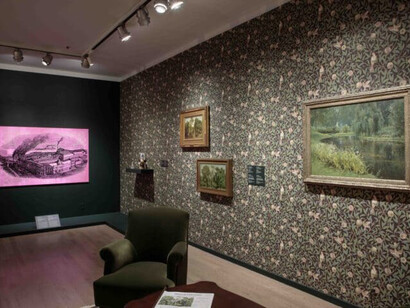 Risham Syed, Destiny fractured, exhibition view. Courtesy of the Newark Museum of Art