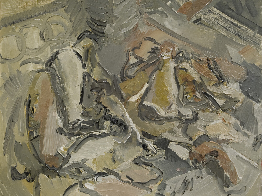 Jaime Valtierra, Meat, 2014, Oil on Canvas