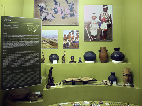 African cultures, exhibition view. Courtesy of National Museum Bloemfontein