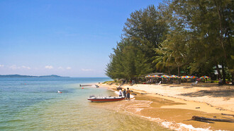 La spiaggia di Labuan