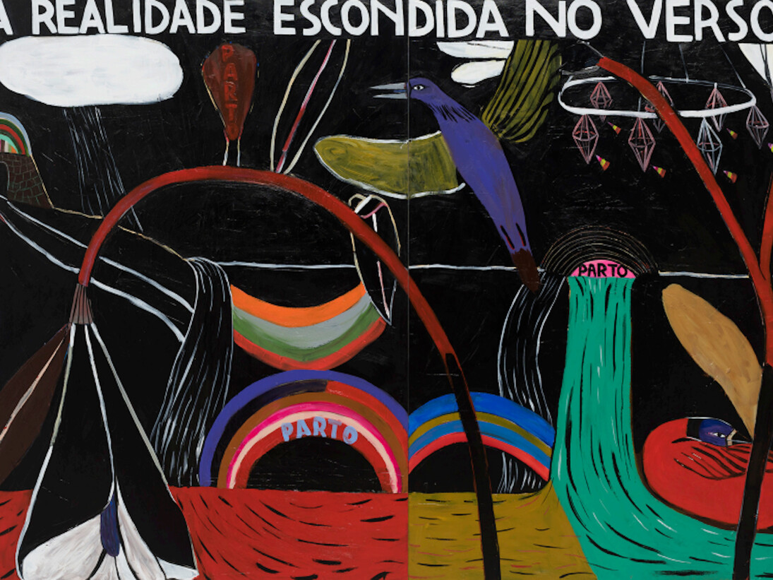 Sem título [Untitled], 2016, acrílica sobre madeira [acrylic on wood]. Ed.: única [unique]
150 x 220 cm. Courtesy of Casa Triangulo 