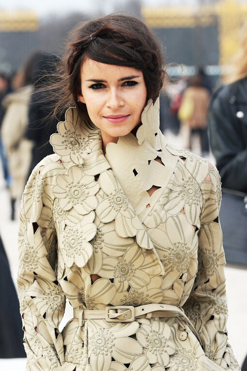 Miroslava Duma during Paris Fashion Week, Fall 2013, Source: Grazia