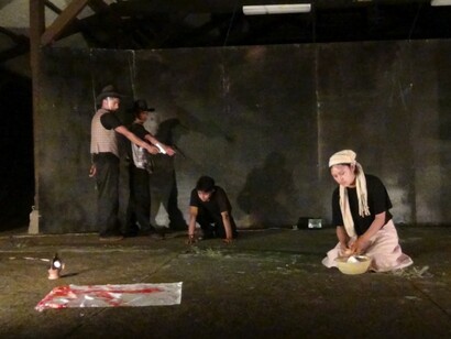 Representación teatral de una obra de Teatro del Oprimido