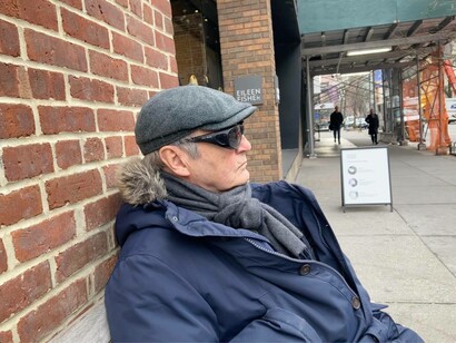 Pierre Moreno, artist, photo by Cesar Chelala