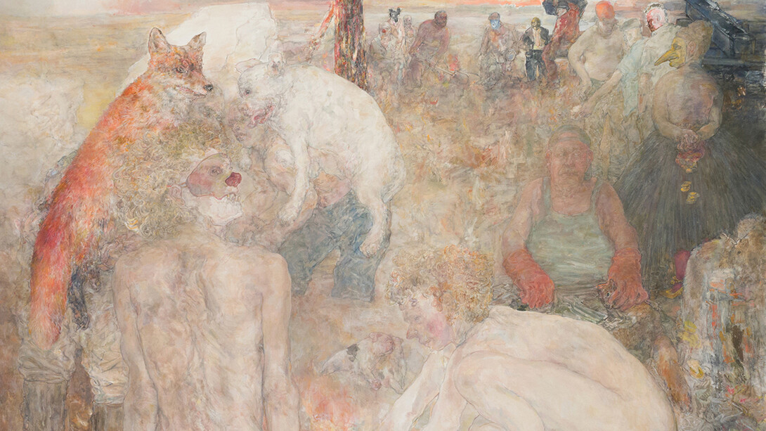 Marion Wagschal, La mélancolie des carnivores (détail), 2014. Avec l'aimable autorisation du Musée des beaux-arts du Canada