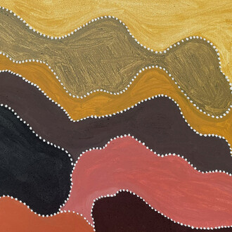 Lorraine Daylight, Birnoo country (detail). Courtesy of Japingka Gallery