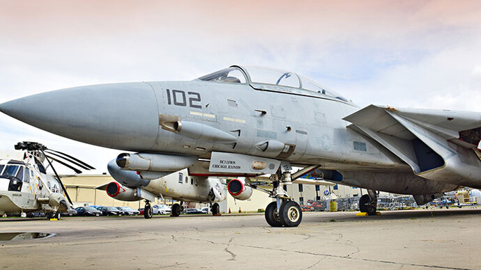 Grumman F-14D Tomcat. Courtesy of Pearl Harbor Aviation Museum