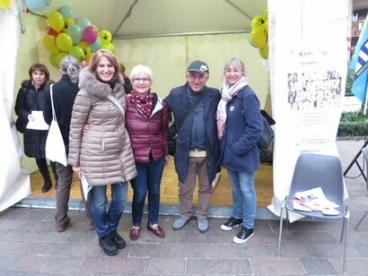 Tiziana Scalco con il gruppo del sindacato