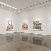 Markus Brunetti, Facades, exhibition view. Courtesy of Yossi Milo 