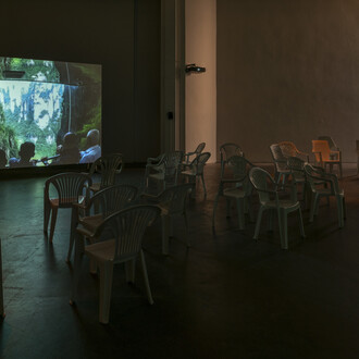 #16161D, exhibition view. Courtesy of the Douglas Hyde 