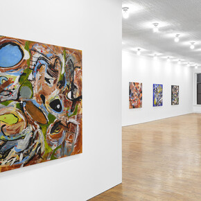 Nizhonniya Austin, The year of the vampire, exhibition view. Courtesy of Tara Downs Gallery